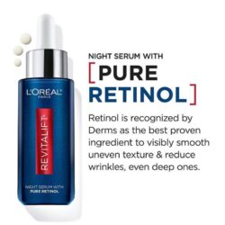 Serum chống lão hóa L’Oreal Revitalift Derm Intensives Night Serum With Pure Retinol 30ml 9 serum chong lao hoa loreal revitalift derm intensives night serum with pure retinol 30ml ka