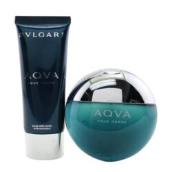 Set Nước hoa nam và Dưỡng da sau khi cạo râu Bvlgari Aqva Pour Homme (EDT 100ml + After Shave Balm 100ml + Túi đựng) 10 set nuoc hoa nam va duong da sau khi cao rau bvlgari aqva pour homme edt 100ml after shave balm 100ml tui dung kd