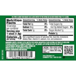 Sing gum Mỹ không đường Trident Spearmint 14 Sticks x15 Packs 8 sing gum my khong duong trident spearmint 14 sticks x15 packs kc