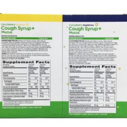 Siro ho cho trẻ 2-6 tuổi Zarbee’s Children’s Cough Syrup + Mucus Day & Night 118ml x3 11 siro ho cho tre 2 6 tuoi zarbees childrens cough syrup mucus day night 118ml x3 kg