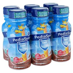 Sữa Pediasure nước hương socola Pediasure Grow & Gain Chocolate Shake 237ml Lốc 6 chai 10 sua pediasure nuoc huong socola pediasure grow gain chocolate shake 237ml loc 6 chai kg