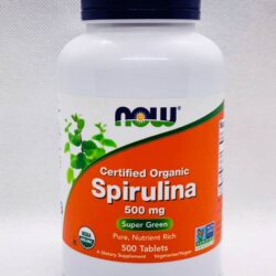 tao xoan now organic spirulina 500mg 500 tablets kna