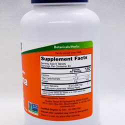 tao xoan now organic spirulina 500mg 500 tablets knc