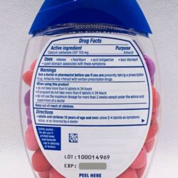 Viên nhai giảm đầy hơi khó tiêu Tums Antacid Chewy Bites Assorted Berries 54 Chewable Tablets 10 vien nhai giam day hoi kho tieu tums antacid chewy bites assorted berries 54 chewable tablets kf