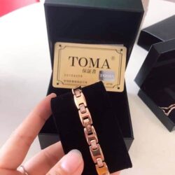 Vòng tay Nữ điều hoà huyết áp Toma 22F Gold Diamond 12 vong tay nu dieu hoa huyet ap toma 22f gold diamond kd