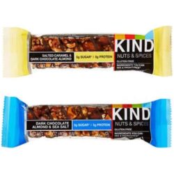 Bánh ăn kiêng Kind Nuts & Spices 20 thanh (Hộp 800g Mix 2 loại) 7 banh an kieng kind nuts spices 20 thanh hop 800g mix 2 loai kc