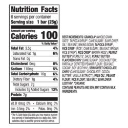 Bánh ngũ cốc Annie’s Organic Chewy Granola Bars Peanut Butter Chocolate Chip 151g (6 thanh) 11 banh ngu coc annies organic chewy granola bars peanut butter chocolate chip 151g 6 thanh ke