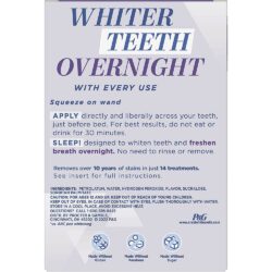 Gel làm trắng răng Crest Whitening Emulsions Overnight 1 Minute Apply & Sleep 25g 9 gel lam trang rang crest whitening emulsions overnight 1 minute apply sleep 25g kb