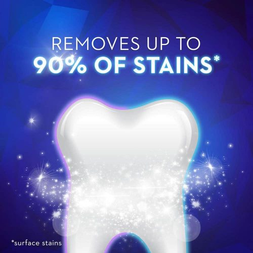 Loại bỏ đến 90% vết ố vàng bám trên bề mặt răng.