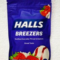 keo halls thong co giam ho halls breezers creamy strawberry 25 vien ka