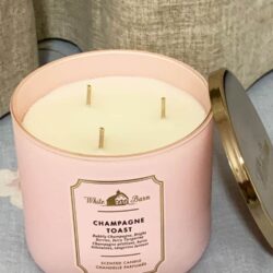 Nến thơm 3 tim Bath & Body Works White Barn Champagne Toast 5 nen thom 3 tim bath body works white barn champagne toast kb