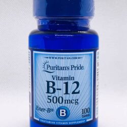 Viên uống bổ sung B-12 Puritan’s Pride Vitamin B12 500mcg 100 Tablets 6 vien uong bo sung b 12 puritans pride vitamin b12 500mcg 100 tablets kd