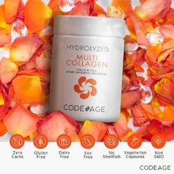 Viên uống bổ sung Collagen CodeAge Hydrolyzed Multi Collagen 90 Capsules 15 vien uong bo sung collagen codeage hydrolyzed multi collagen 90 capsules kh