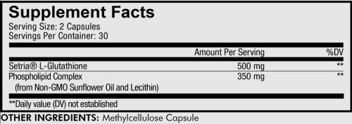 Viên uống bổ sung Setria L-Glutathione CodeAge Liposomal Glutathione 500mg 60 Capsules 16 vien uong bo sung glutathione codeage antioxidant liposomal glutathione 60 capsules 191024 kg