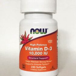 vien uong bo sung vitamin d3 now vitamin d3 10000 iu 240 softgels kg