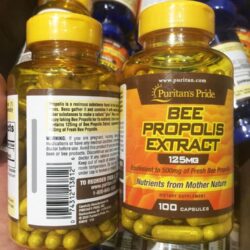 vien uong keo ong puritans pride bee propolis extract 125mg 100 capsules ka