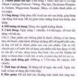 Viên uống phục hồi và tái tạo mô sụn khớp Shark Cartilage Pharmekal 60 Capsules 13 vien uong phuc hoi va tai tao mo sun khop shark cartilage pharmekal 60 capsules kb