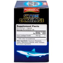 Viên uống phục hồi và tái tạo mô sụn khớp Shark Cartilage Pharmekal 60 Capsules 11 vien uong phuc hoi va tai tao mo sun khop shark cartilage pharmekal 60 capsules ke