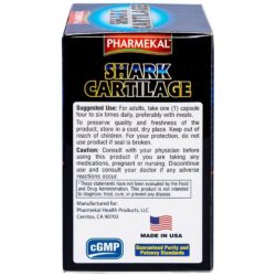 Viên uống phục hồi và tái tạo mô sụn khớp Shark Cartilage Pharmekal 60 Capsules 12 vien uong phuc hoi va tai tao mo sun khop shark cartilage pharmekal 60 capsules kf
