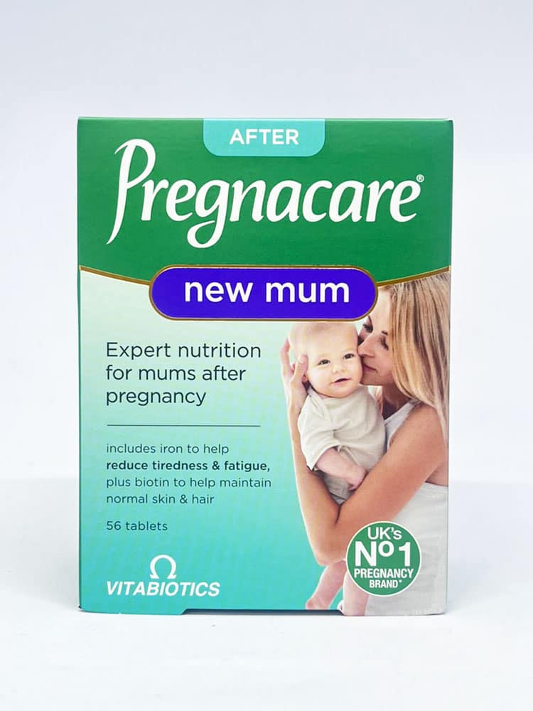 Vitamin đẹp da và tóc cho phụ nữ sau sinh Vitabiotics Pregnacare New Mum 56 Tablets - Ảnh 2
