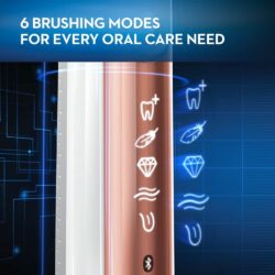 ban chai danh rang sac dien oral b genius 8000 toothbrush rosegold kd