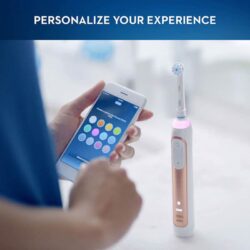 ban chai danh rang sac dien oral b genius 8000 toothbrush rosegold kl