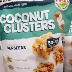 banh dua phu cac loai hat inno foods organic coconut clusters with super seeds 500g kc