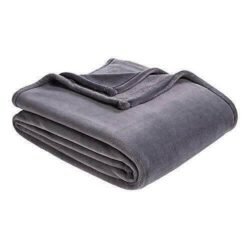 chan men berkshire luxeloft king blanket 284cm x 234cm gray kb