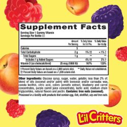 Kẹo dẻo bổ sung D3 cho trẻ em L’il Critters Vitamin D3 290 Gummies 13 keo deo bo sung d3 cho tre em lil critters vitamin d3 290 gummies kd