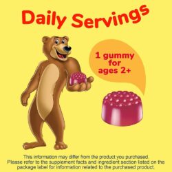 Kẹo dẻo bổ sung D3 cho trẻ em L’il Critters Vitamin D3 290 Gummies 11 keo deo bo sung d3 cho tre em lil critters vitamin d3 290 gummies ke