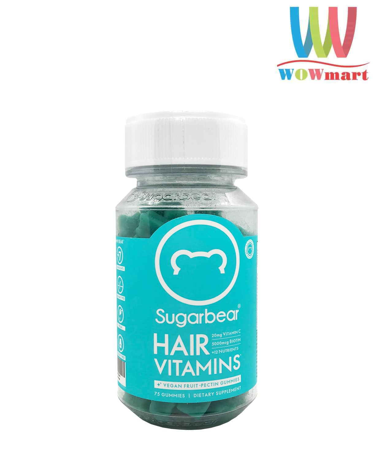 Kẹo dẻo kích thích mọc tóc Sugarbear Hair Vitamins 75 Gummies – Wowmart VN  | 100% hàng ngoại nhập