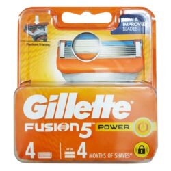 Lưỡi dao cạo râu Gillette Fusion 5 Power 4 cái (Úc) 12 luoi dao cao rau gillette fusion 5 power 4 cai uc kf