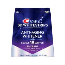 Miếng dán trắng răng Crest 3D Whitestrips Anti-Aging Whitener 28 miếng