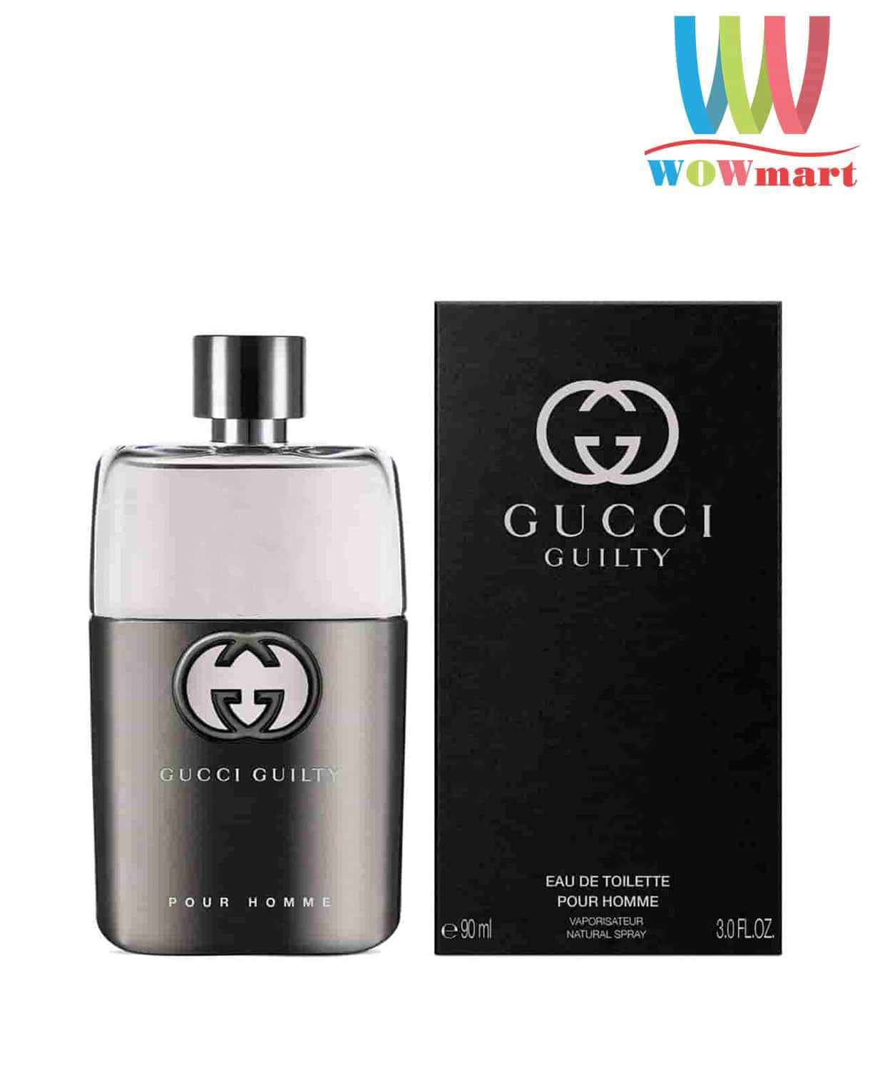 Nước hoa nam Gucci Guilty Pour Homme EDT 90ml – Wowmart VN | 100% hàng  ngoại nhập