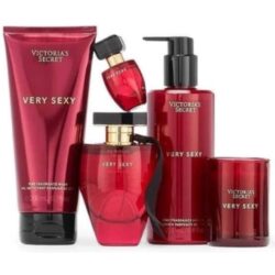 set 5 mon victorias secret very sexy glamorous luxe edp 100ml 7 5ml candle 56g lotion 250ml wash 250ml kb
