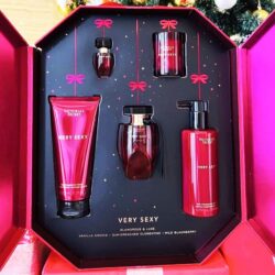 set 5 mon victorias secret very sexy glamorous luxe edp 100ml 7 5ml candle 56g lotion 250ml wash 250ml ke
