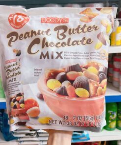 socola bo dau phong cac loai hoodys peanut butter chocolate mix 56g x18 goi 36oz kf