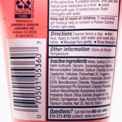 sua rua mat ngua mun tu buoi hong neutrogena oil free acne wash 141g 124ml kd