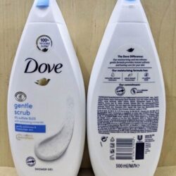 Sữa tắm Dove Gentle Scrub Shower Gel 500ml (Đức) 4 sua tam dove gentle scrub shower gel 500ml duc kb