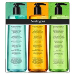 Sữa tắm Neutrogena Rainbath Shower & Bath Gel 473ml x3 chai (Pear & Green Tea, Original, Ocean) 7 sua tam neutrogena rainbath shower bath gel 473ml x3 chai pear green tea original ocean ka
