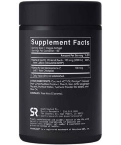 vien uong bo sung vitamin d3 k2 sr vitamin d3 k2 with coconut oil 125mcg 5000iu 160 softgels 021024 kb