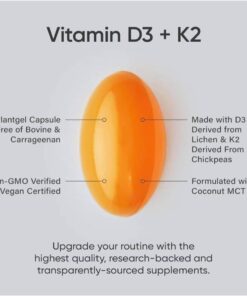 vien uong bo sung vitamin d3 k2 sr vitamin d3 k2 with coconut oil 125mcg 5000iu 160 softgels 021024 kc