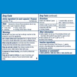 Viên uống chống dị ứng Claritin Antihistamine Non-Drowsy Loratadine 10mg 60 Liqui-Gels 14 vien uong chong di ung claritin antihistamine non drowsy loratadine 10mg 60 liqui gels kb