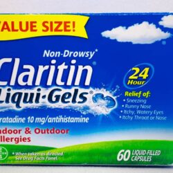 Viên uống chống dị ứng Claritin Antihistamine Non-Drowsy Loratadine 10mg 60 Liqui-Gels 9 vien uong chong di ung claritin antihistamine non drowsy loratadine 10mg 60 liqui gels kc