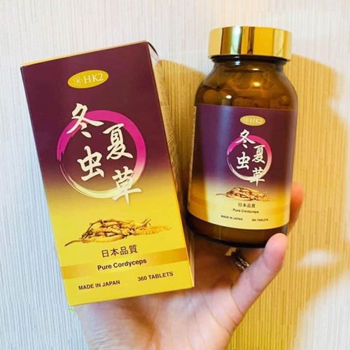 Viên uống Đông trùng Hạ thảo HK2 Pure Cordyceps 360 Tablets 8 vien uong dong trung ha thao hk2 pure cordyceps 360 tablets ka