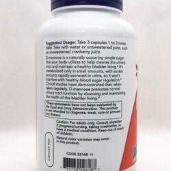 Viên uống hỗ trợ đường tiết niệu Now D-Mannose 500mg 240 Capsules 7 vien uong ho tro duong tiet nieu now d mannose 500mg 240 capsules kb