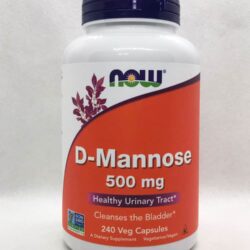 Viên uống hỗ trợ đường tiết niệu Now D-Mannose 500mg 240 Capsules 5 vien uong ho tro duong tiet nieu now d mannose 500mg 240 capsules kc