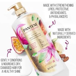 Set dầu gội và xả Pantene Essential Botanicals Color Safe Moisturizing Shampoo & Conditioner 1.13L (Passion Fruit & Cocoa Butter) 7 dau xa pantene essential botanicals color safe moisturizing conditioner 1 13l passion fruit cocoa butter kd