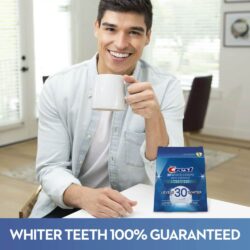 Miếng dán kèm máy chiếu làm trắng răng Crest 3D Whitestrips 1 Hour Express 38 miếng + 1 Light 9 mieng dan kem may chieu lam trang rang crest 3d whitestrips 1 hour express 38 mieng 1 light kb