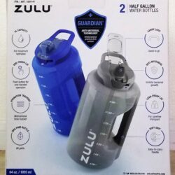 Set 2 bình nước Zulu Half Gallon Water Bottles 1893ml (Royal Blue, Grey) 8 set 2 binh nuoc zulu half gallon water bottles 1893ml royal blue grey kc